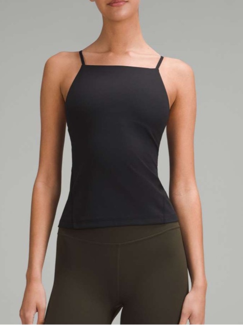 Lululemon High Neck Cami Tank Top • Align • Black • Sz 10